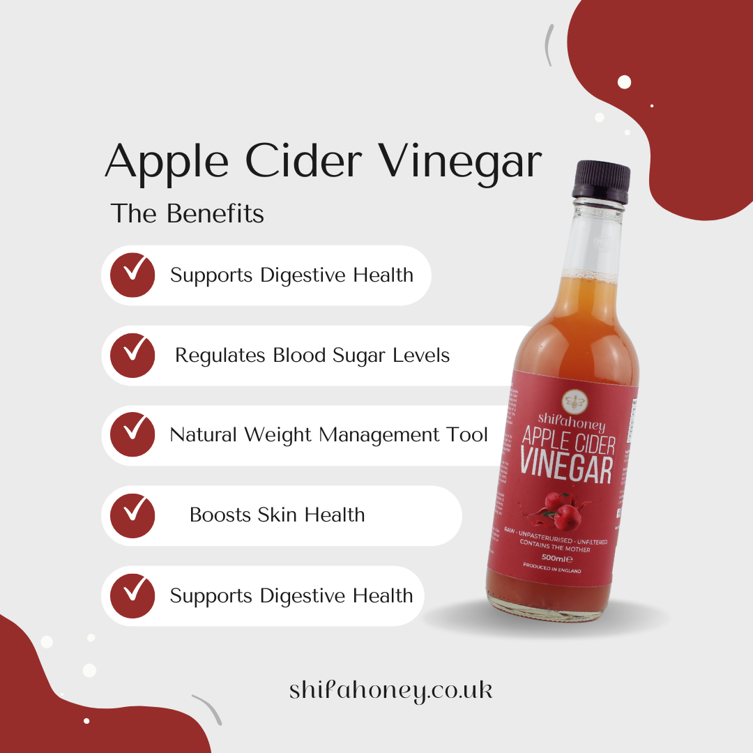 Pure & Raw Apple Cider Vinegar (500ml)