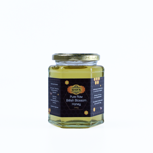 Pure & Raw British Blossom Honey (340g)