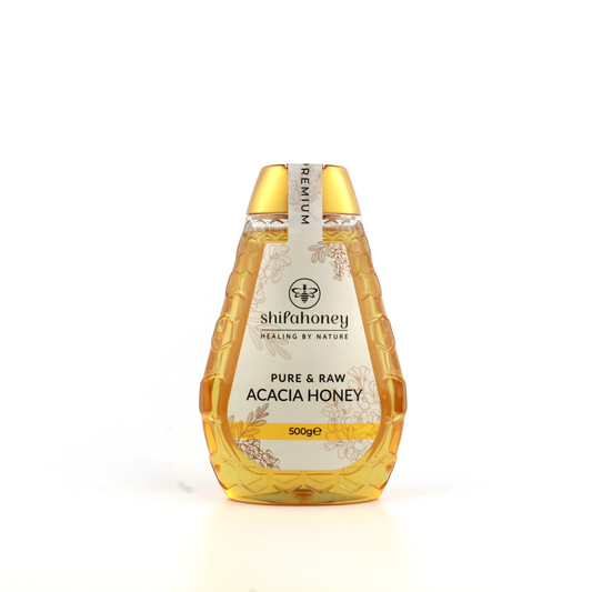 Pure & Raw Acacia Honey Squeezy Bottle (500g)